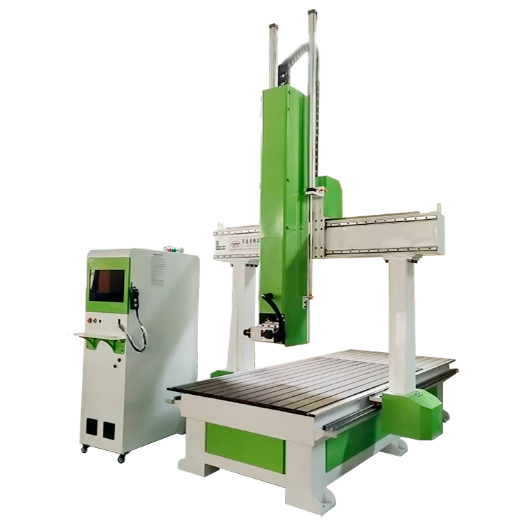 LD1325 4 axis swing head engraving machine (white and green model)