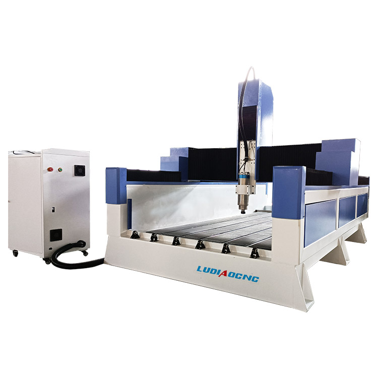 LD2025 double head independent cylindrical plane heavy duty stone engraving machine