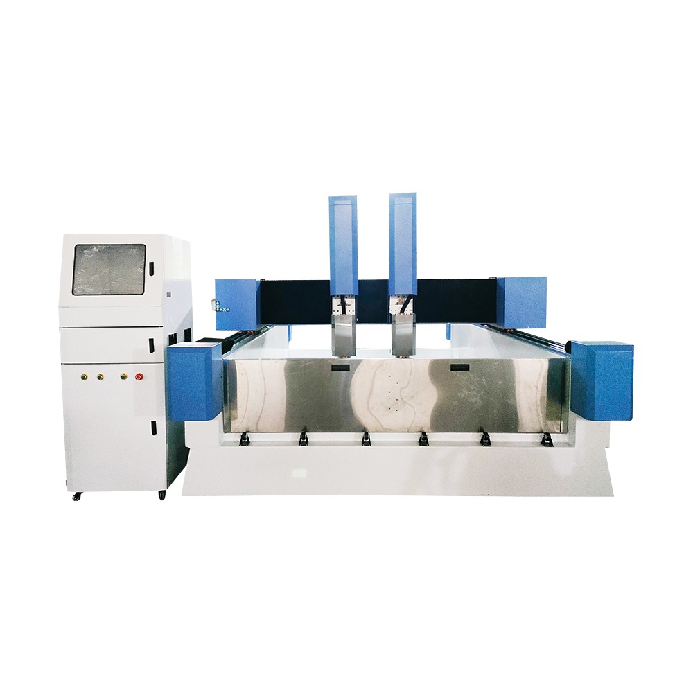 LD1825 Double Head Independent Heavy Duty Stone Engraving Machine
