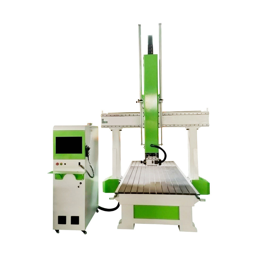 LD1325 heightened 4-axis linkage swing head engraving machine (green model)